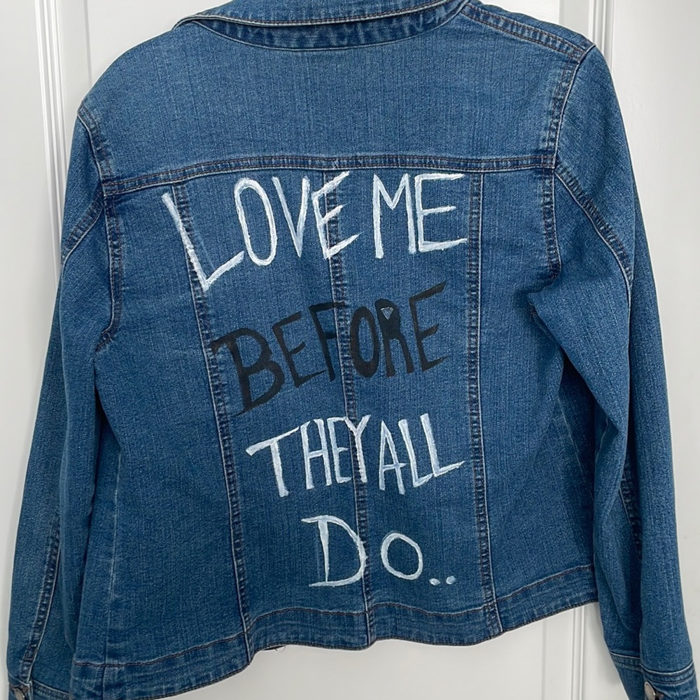 Jean jacket - custom painted